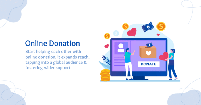 Online donations
